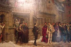 Henri III and the Duke de Guise, by Charles Comte (1823-1895)